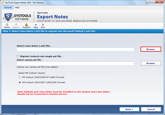 Product Review - Lotus Notes to Microsoft Outlook Conversion - Image 3