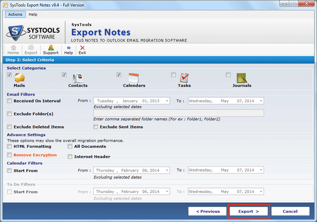 Product Review - Lotus Notes to Microsoft Outlook Conversion - Image 8