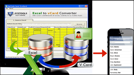 Convert & Migrate Excel to vCard (VCF) File Formats! - Image 1