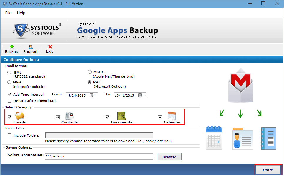 Easy Ways to Backup Google Apps Calendar Using GApps Backup Tool - Image 9