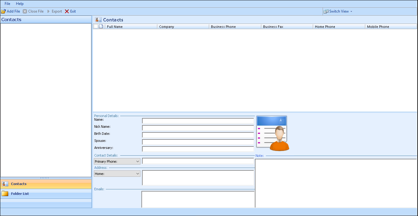 MAB Converter - Import Thunderbird Address Book into Outlook - Image 2
