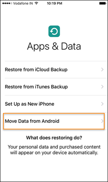 How to Use Move to iOS - Image 1