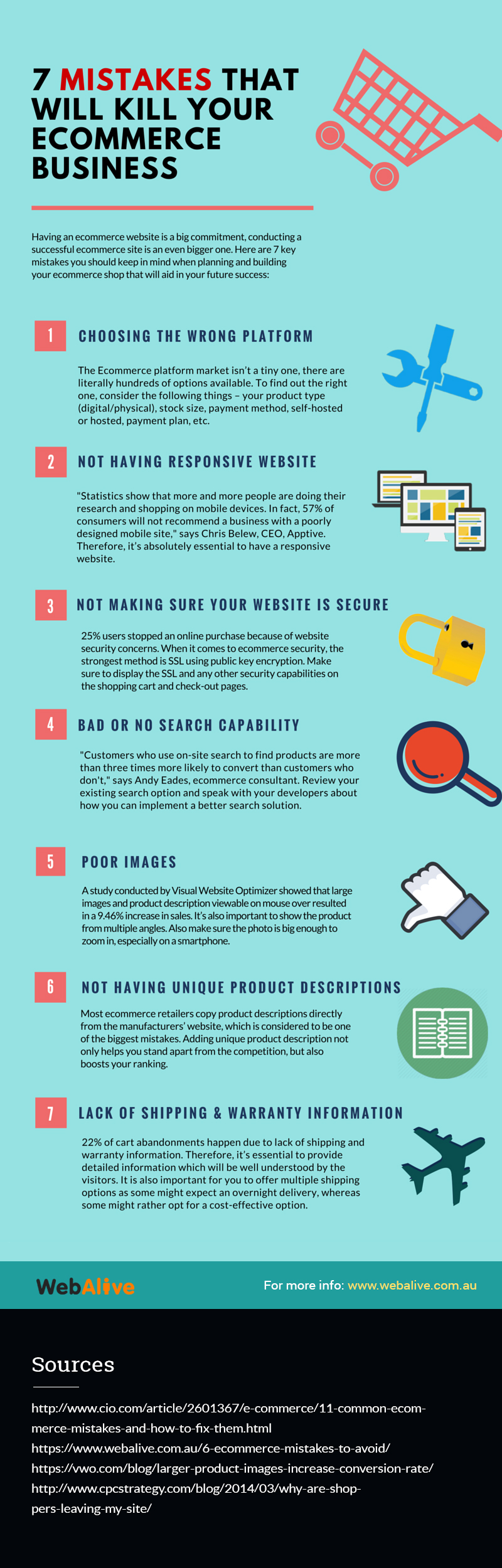Is Your Ecommerce Website Making These Deadly 7 Mistakes? [ INFOGRAPHIC ] - Image 1
