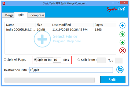 SystoTech PDF Split and Merge Application to Split and Merge PDF Files - Image 5
