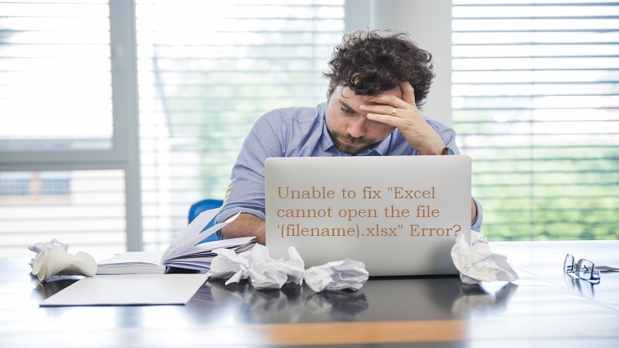 Top 2 manual ways to resolve 'Excel cannot open the file '(filename)'.xlsx' Error? - Image 1