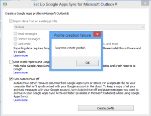 Google App Sync Outlook 2013 Fails - Reasons & Solution - Image 6