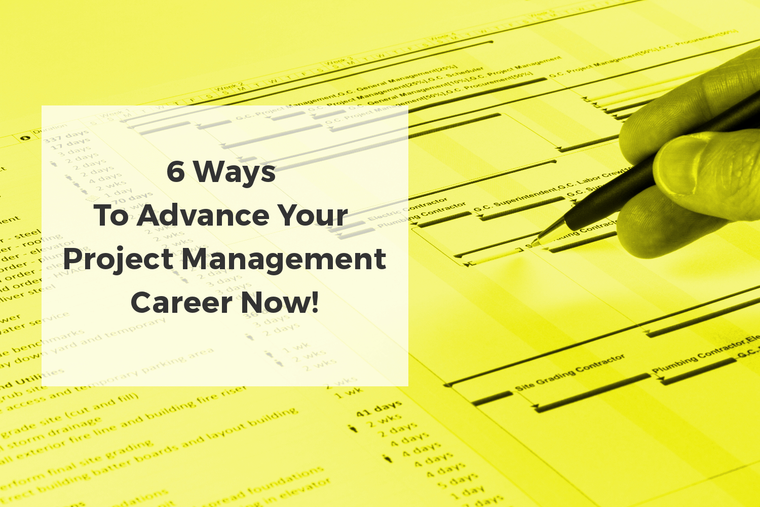 6 Ways to Advance Your Project Management Career Now - Image 1