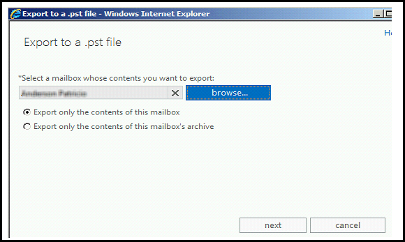 How to Export Mailbox to PST in Exchange 2013 Server Using Exchange Admin Center - Image 11