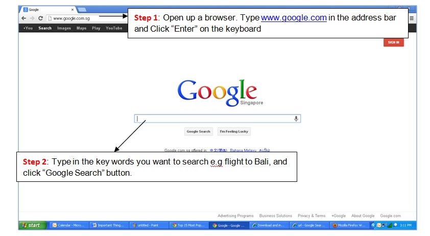 New Tools for Old Age (Tit-bITs 2 of 11) - About Web Browsers & Google Search Engine - Image 10
