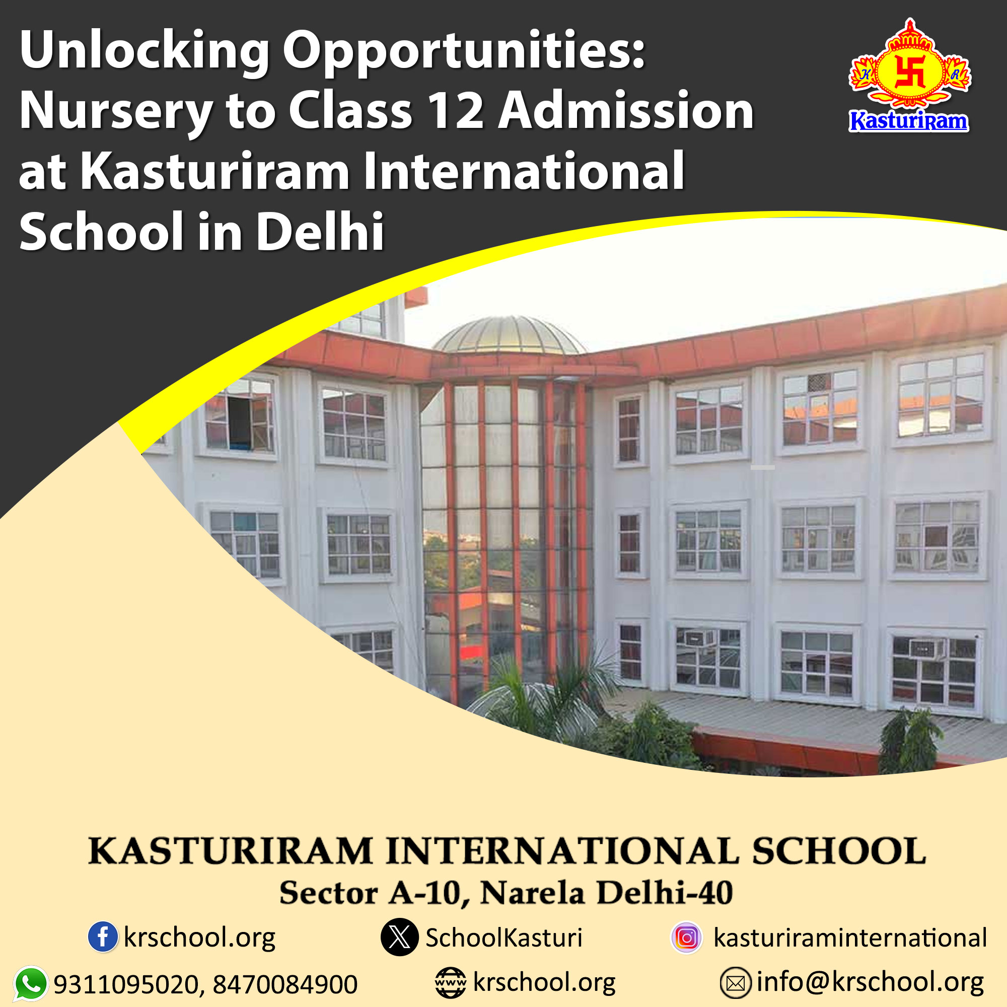 Unlocking Opportunities: Nursery to Class 12 Admission at Kasturiram International School in Delhi - Image 1