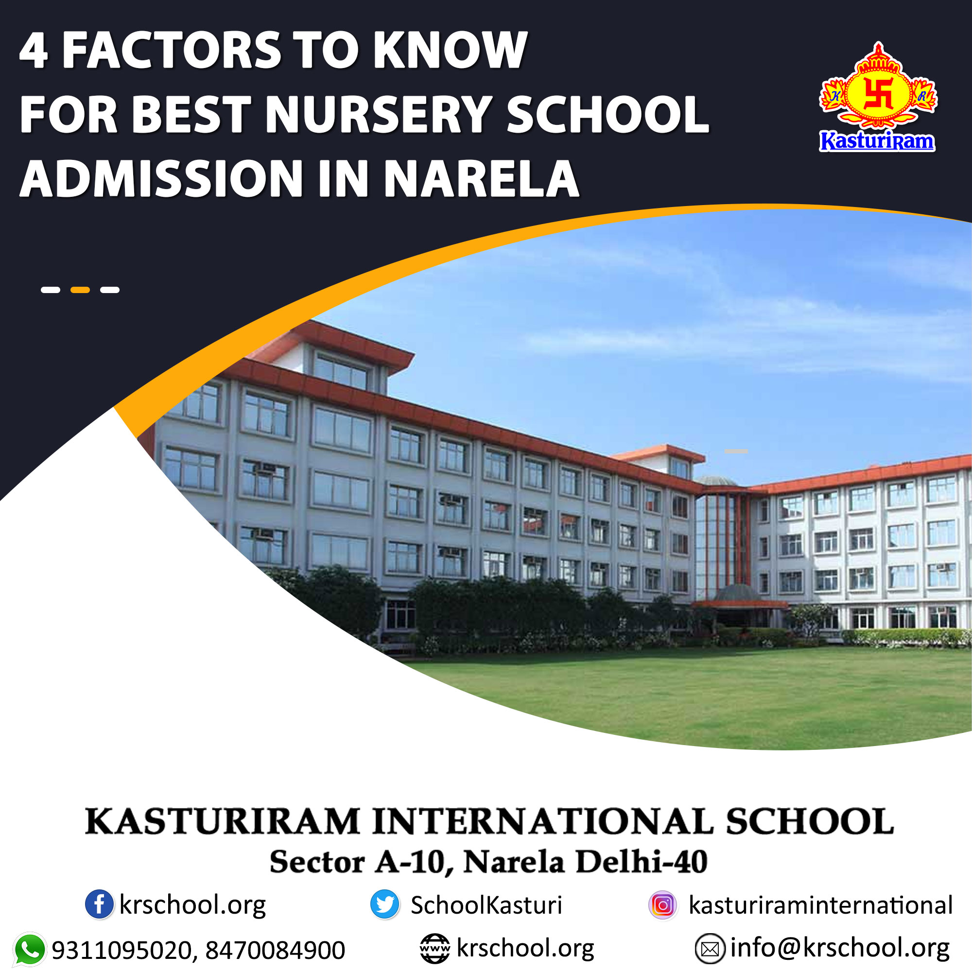 4 Factors to Know for Best Nursery School Admission in Narela - Image 1