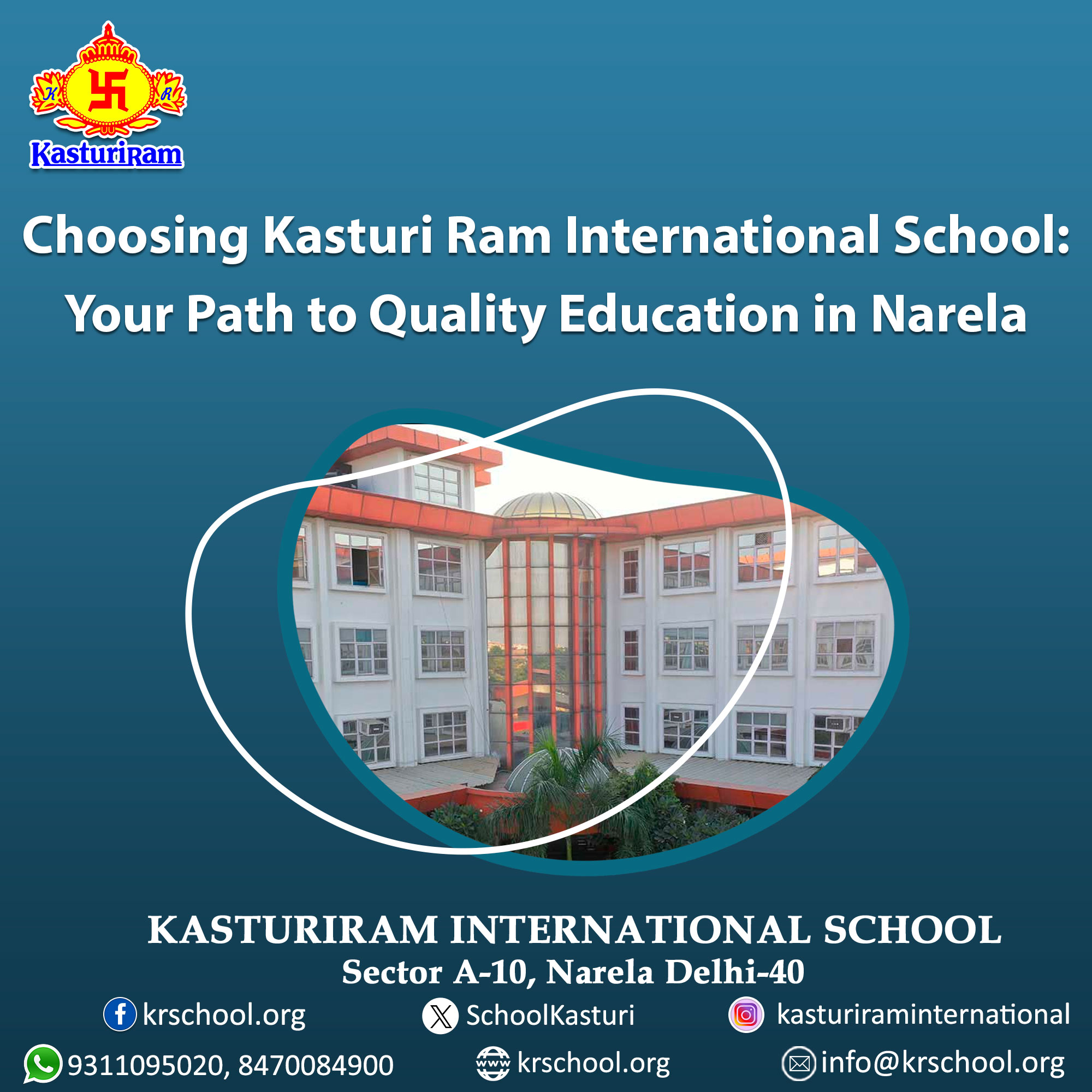 Choosing Kasturi Ram International School: Your Path to Quality Education in Narela - Image 1