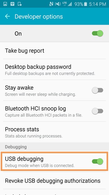 How to Enable USB Debugging Mode on Samsung Galaxy Note 5/4/3 - Image 3