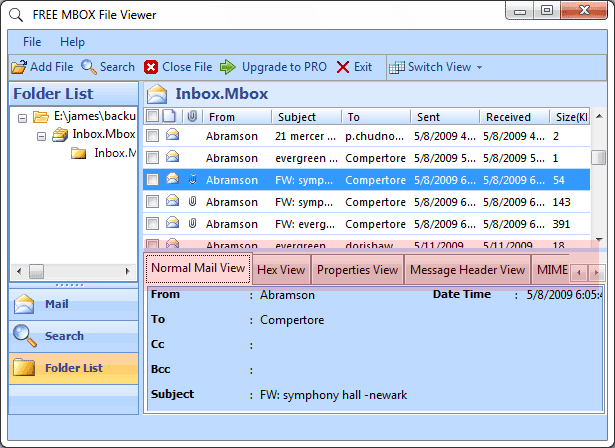 Scrutinize Evidence by Reading MBOX Files - Image 1